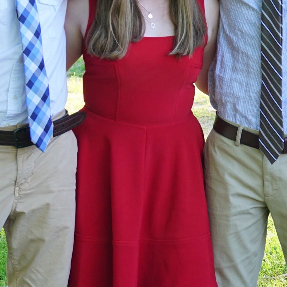 Lulu's Vibrant Red Dress